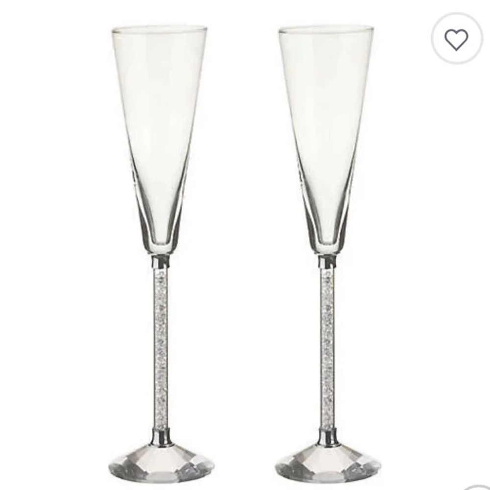Oleg Cassini crystal toasting set